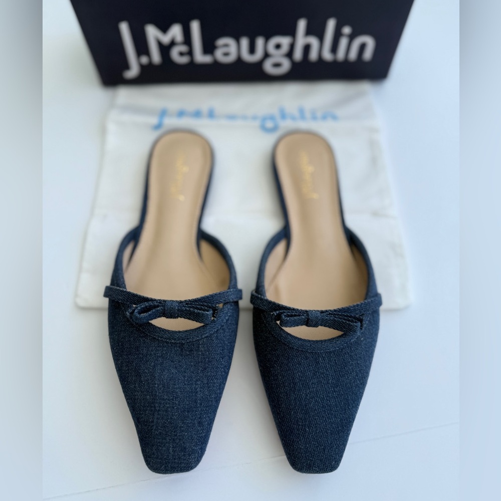 J. McLaughlin Women's Holina Denim Mule